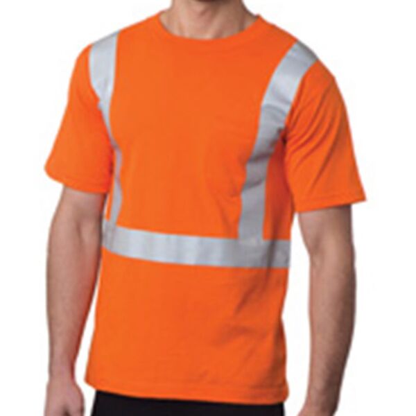 Unisex USA-Made High Visibility Pocket T-Shirt Thumbnail
